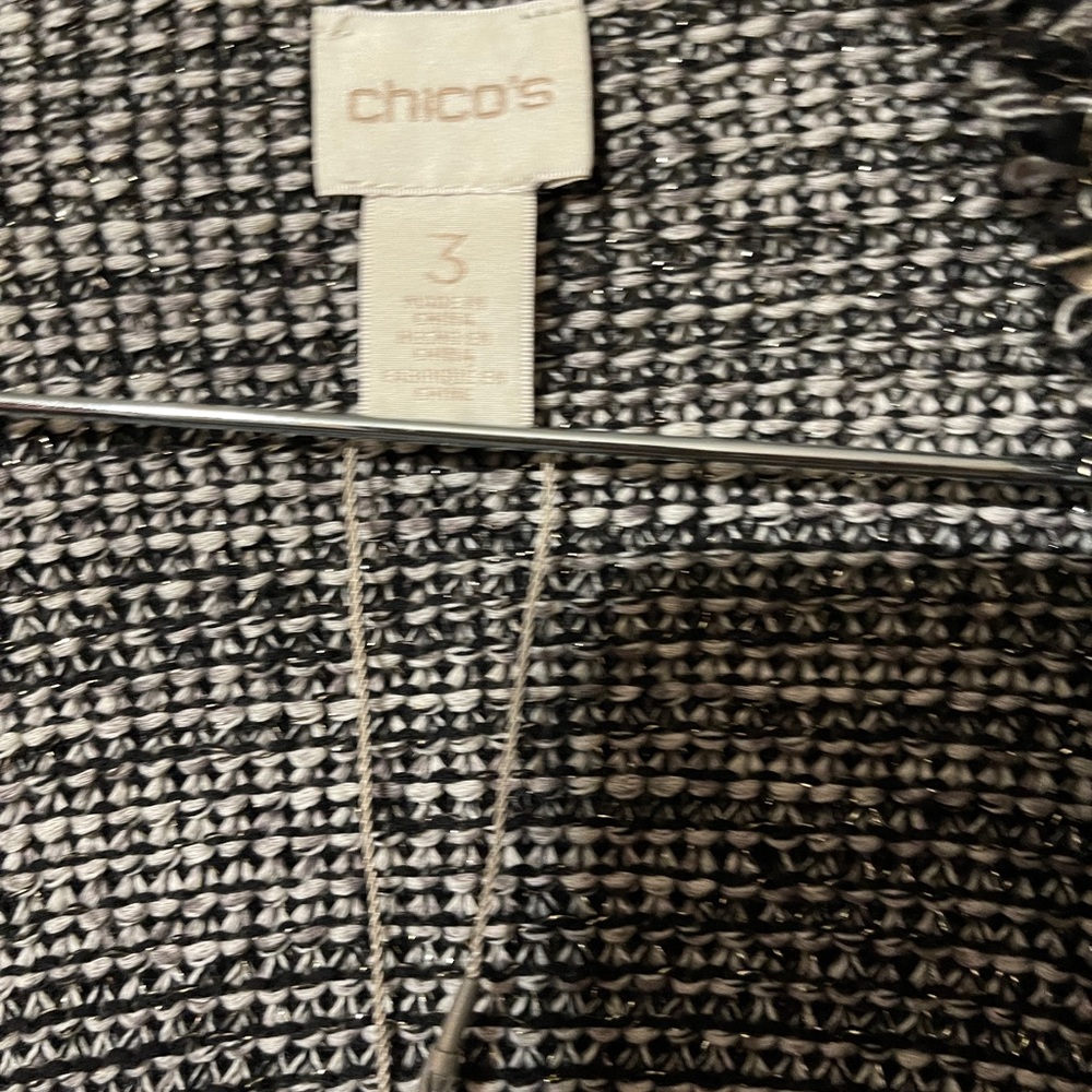 Snazzy Chicos size 3 sweater jacket NWT - Picture 4 of 11